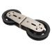 Cable Pulley Wheel Stainless Steel Swivel Single Pulley Block Easy to Install 2 Way Pulley Block 360 Degrees Rotating Detachable Duplex Bearing for Fitness Gym Equipment (Plastic) - Buy Online on GoSupps.com