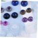 18 Pcs Eye Mold Keychain Tool De para Gelatinas Clear Epoxy Silicone Casting Molds Eyeball Silicone Doll Eyes Casting Molds Eyeball Casting Tools Crystal - Buy Online on GoSupps.com