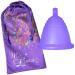 Me Luna Menstrual Cup Sport Ball Blue-Violet Size Shorty L