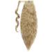 20 Inch Ash Blonde Corn Wave Ponytail Clip in Hair Extension - Long Wavy Wrap Around Hairpiece for Women - Buy Online on GoSupps.com