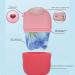 Ice Face Roller Facial Beauty Ice Roller Skin Tightening Silicone Jadestone for Skin Care (Pink) - Buy Online on GoSupps.com