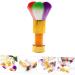 Beatifufu 1pc Dust Brush Cleaning Tools Hair Brush Cleaner Tool Acrylic Brush Cleaner Nail Art Tools Paintbrush Cleaner Nail Cleaning Brush Nail Cleaning Tool Fake Hair Edges Plastic Abs 11.5x6cm Golden - Buy Online on GoSupps.com