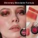 Buy Afflano Single Red Eyeshadow Palette - Shimmery Ultra Pigmented Dark Red Glitter for Multi-Dimensional Eye Looks | Perfect for Christmas Makeup | International Shipping Available - Buy Online on GoSupps.com