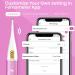 Intelligent Basal Thermometer for Ovulation & Fertility Tracking | Backlit LED Screen & App | femometer Vinca II Purple - Buy Online on GoSupps.com