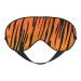 Tiger Stripe Print Soft Adjustable Sleep Eye Mask Blackout Silk Light Pressure Blindfold for Men Women
