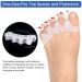 Toe Spreader Set for Hallux Valgus | Silicone Toe Separator & Hammer Toe Correction - Unisex Solution - Buy Online on GoSupps.com