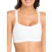 Fruit of the Loom Women's Racerback Sports Bra - 3 Pack, Grey/Black/White, Size 38 - Buy Online on GoSupps.com