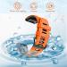 Premium 22mm Silicone Replacement Bracelet for Garmin Fenix 6/7/Epix 2/Pro - Quick Fit Arm Bands in Orange/Black - Buy Online on GoSupps.com