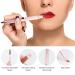 Simfree 2 Pieces Retractable Lip Brushes - Double-ended Applicator for Lipstick, Lip Liner, Gloss, Eyeshadow - Portable and Versatile - Pink and Black - Buy Online on GoSupps.com