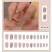 3D Rhinestone Pink Coffin Fake Nails Medium Length - Glossy Ballerina False Nails for Women | 24PCS - Buy Online on GoSupps.com