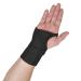Swede-O 84168 Thermoskin Carpal Tunnel Base Wrist Support with Dorsal Stay Left Medium Black