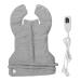 Merode neck-shouldered heater neck wrap relief from the neck joint pain electrical heating scarf for daily home silver gray EU connector 220 V
