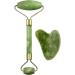 Buy Jade Roller & Gua Sha Facial Massager - 100% Natural Stone for Skin Healing Wrinkle Reduction & Serum Application | Shop Now - Buy Online on GoSupps.com