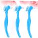 Frcolor Double-Sided Prosthesis Cleaning Brush Set | 6-Piece Nursing Comb & Toothbrush for Dentures - International Shipping Available - Buy Online on GoSupps.com