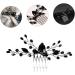 HAPINARY Black Crystal Hair Accessories Bridesmaid Hair Clip Black Barrettes Bride Headpiece Bridal Hair Clip Decorative Hair Clips Bridal Hair Brooch Alloy Miss Wedding Hair Comb - Buy Online on GoSupps.com