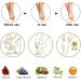 Moisturizing Gel Socks - 2 Pairs Infused with Vitamins & Oils for Spa Foot Care - Pink & Blue - Ideal for Women - Buy Online on GoSupps.com