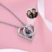 Personalized Photo Projection Heart Pet Pad Chain Unique Women's Remembrance Gifts | Custom Jewelry for Girls - Buy Online on GoSupps.com