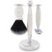 JAG SHAVING 5-Part Razor Set | Lee Range | Black Synthetic Hair | Double Edge Blades | Shaving Bowl & Leather Pocket | Premium International Shipping - Buy Online on GoSupps.com