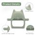 Silicone Baby Teether Toy for 3+ Months | Drop Resistant & BPA Free | Hand Pacifier for Breastfeeding Babies | Ether Teething Toy - Buy Online on GoSupps.com