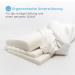 Buy Snapbuy Orthopedic Neck Support Pillow 80x40 cm - Ergonomic Sleeping Pillow for Side & Back Sleepers - Antisnore Design - 40x75 cm White - Buy Online on GoSupps.com