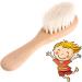 U-K Premium Mango Wooden Handle Brush Baby Hair Brush Newborn Hair Brush Toddler Comb Head Massager Convenient Professional - Buy Online on GoSupps.com