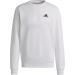 adidas Men's Tall Size Essentials Fleece Sweatshirt - White/Black (Medium) - Buy Online on GoSupps.com