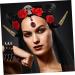 HAPINARY Halloween Headband Hair Bands for Womens Hair Horn Headbands for Women Horn Hair Band Horn Rose Hair Band Instrument for Pedicures for Family Comb Miss Charm Plastic Resin - Buy Online on GoSupps.com
