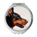 YENDOSTEEN Mirror Compact Mirror Doberman Dog Animal World Animal Pet Nature Race pocket mirror portable mirror