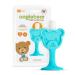 oogiebear 360 Toothbrush - Training Toothbrush for Babies. Safe Ultra Soft Silicone Toothbrush with Teddy Bear Baby Gum Relief and Gum Massaging Base. Baby Must Haves. BPA Free