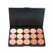 15 Colors Concealer Foundation Contouring Cream and Highlighter Makeup Set - Contouring Foundation/Concealer Palette - Vegan  Animal free and hypoallergenic (Z15-02)