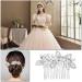 Bride Wedding Hair Comb Bride Wedding Crystal Hair Comb Wedding Hair Accessorie for Women and Girls - Buy Online on GoSupps.com