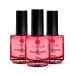 3 x Cuticle Oil - Strawberry 15ml / Ideal for Manicures - Outlet Nails