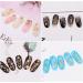 HQdeal Nail Art Studs 3D Decorations Gold Star Moon Sun Heart Beads - 800 pcs - Buy Online on GoSupps.com