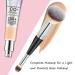 Dual-ended Daubigny Makeup Brushes - Premium Luxe Foundation & Concealer Brush for Flawless Blending - Ideal for Liquid, Cream & Powder Makeup - Buy Online on GoSupps.com