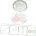 Buy Gatuida Travel Contact Lens Container with Mirror | Small Plastic Case for Lenses | Glitter Powder Design | Ideal for International Shipping - Buy Online on GoSupps.com