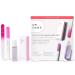 Dr. Dana No Polish Manicure Set - Shine and Strengthen Your Nails with Natural Glycolic Serum Cuticle Oil Nail Buffer Block and Glass Nail File Nail Care Kit for Healthy Nails Halal Certified