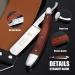 Premium Straight Razors for Men | Complete Straight Edge Shaving Kit with Wooden Handle & Strop | Perfect Gift - Buy Online on GoSupps.com