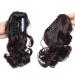 Buy Sego Ponytail Extension - Dark Brown Wavy 12 (30cm) Hair Piece | Voluminous Braid Hair Extension for Real Hair Look - International Shipping Available - Buy Online on GoSupps.com