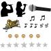 Microphone Music Cake Topper Karaoke Singer Birthday Cake Decor - Buy Online on GoSupps.com
