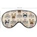 I Love French Bulldog Sleep Mask - Adjustable Strap Eye Cover for Sleeping, Nap, Travel - Soft Blindfold for Women and Men - Blockout Light - 1 Count (Pack of 1) - Buy Online on GoSupps.com