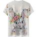 Women's Kawaii Happy Easter Bunny Shirt - X-Large White - Buy Online on GoSupps.com