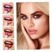 Buy 4pcs Korean Matte Lipstick Set - Long-Lasting Lip Gloss & Plumper for Women | International Shipping Available - Buy Online on GoSupps.com