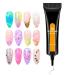 Dqsgiqe 3D Nail Gel and Sculpting Gel - Long-Lasting 3D Beauty Products - 15ml Glue for Nail Charms and Rhinestones - For Beginners Professionals Rhinestones Salon Party Holiday Use