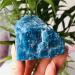 Natural Blue-Green Apatite Crystal Stone Natural Rough Specimen Decorative Stone ningxiao (Size : 70-80g)