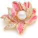 WIPPWER Pin Jewelry Gifts for Women Ladies Fashion Accessories Ladies Elegant Lotus Brooch Flower Shaped Brooch Party Banquet Brooch Brooches & Pins - Buy Online on GoSupps.com