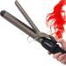 Hair straightener or curling iron dual-purpose professional ceramic flat iron automatic shut-off portable hair care bar convenient styling suitable for all kinds of hair