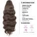 YEESHEDO Brown Long Wavy Drawstring Ponytail Hair Extension 24 Inches - Clip in Synthetic Hairpiece for Women - Buy Online on GoSupps.com
