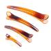 12PCS Brown Plastic Metal Alligator Hair Clips - Professional Salon Barrettes Duck Bill Teeth Clips, 4.9CM (1.77 Inch), Non Slip Band Clips - Pack of 12 - Buy Online on GoSupps.com