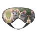 Mouse in Love Eye mask Soft Elastic and Adjustable Nighttime Comfort Sleeping mask Suitable for Both Men and Women Black