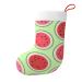 Ffexs Plant New Year Christmas Socks Velvet Christmas Socks One Size Watermelon Green Watermelon Green